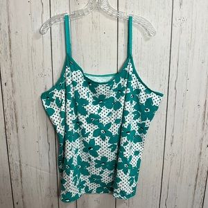 Lane Bryant Floral Print Tank Top Size 4x